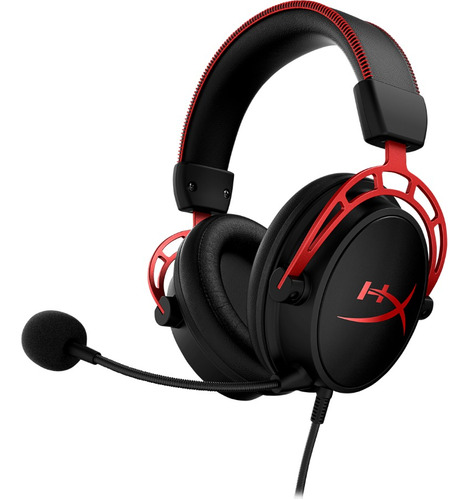 Headset Kingston Gamer Hyperx Cloud Alpha - Preto E Vermelho