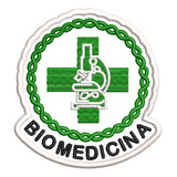 Patch Bordado Termocolante Biomedicina 03 8x7,4cm Jaleco