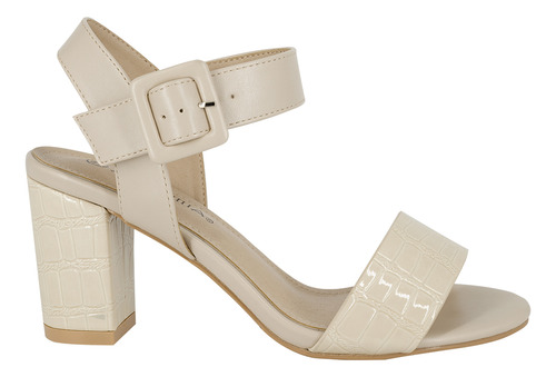 Sandalia De Vestir Lanin Beige Alquimia