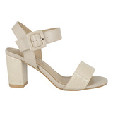 Sandalia De Vestir Lanin Beige Alquimia