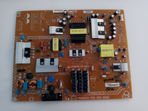 Placa Fonte Tv Philips 50pug6900 Cód 715g6555-p02-000-002m