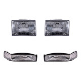 Paquete De 2 Faros Y 2 Cuartos Grand Cherokee 1993/1998 Depo