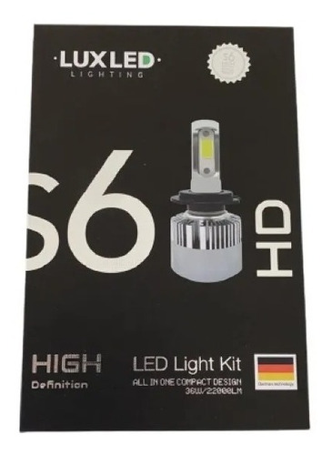 Kit Cree Led S6 Hd 44000 Lm H4 H3 H1 H7 H11 9005 9006 H16