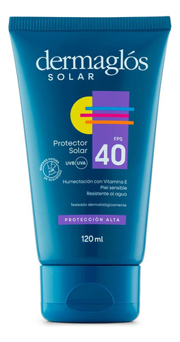 Dermaglós Protector Solar Fps40 Familiar Piel Sensible 120ml