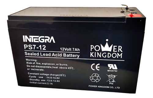 Nueva Bateria Gel Recargable 12v 7ah 7a Alarma Ups Dsc 12v7a