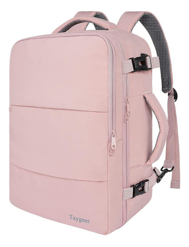 Mochila Viaje Taygeer Viaje 1001 Color Rosa Diseño Liso 35l