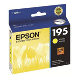 Cartucho De Tinta Epson 195 Amarillo Original