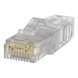 Plug Rj45 Cat6a Para Cable Utp De Calibre 23-24 Awg 100 Pzs