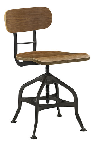 Modway Mark - Silla De Comedor Con Diseño Rústico Y Moder.