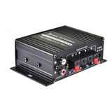 Amplificador Estéreo De 400w Dc12v Con Bluetooth Para Auto