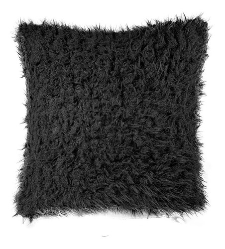 Funda De Almohadón Peluche Tipo Corderito 40x40