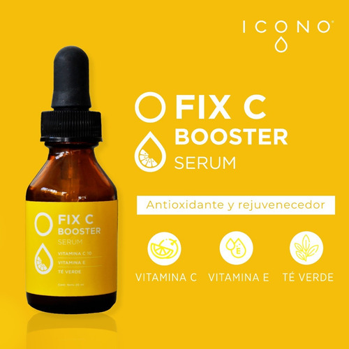 Serum Fix C Booster Vitamina C, E Y Té Verde. Icono