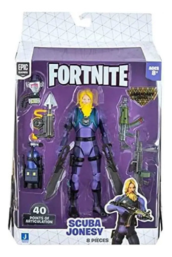 Fortnite - Legendários - Figura De 15 Cm - Scuba Jonesy