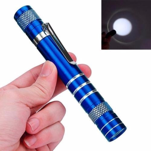 Lanterna Tática Q5 Formato De Caneta 1200 Lumens - Preta