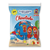 Pirulito Chinelinho Tutti Frutti 350g. Colorido Santa Rita Pacote Com 50 Unidades