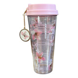 Vaso Starbucks Tumbler Pink Cherry Blossom Rosa Color Llavero Rosa