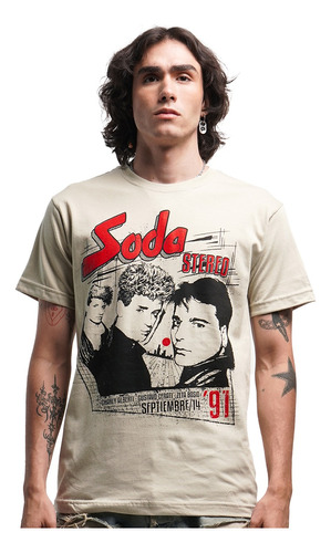 Camiseta Soda Stereo Septiembre 1991 Rock Activity