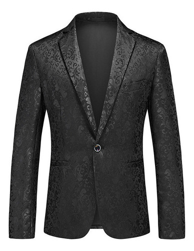 Blazer De Hombre Slim Fit Senior Business Con Estampado