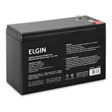 Elgin 12v 9ah (real) Vrla Selada - Para Uso Em No-break