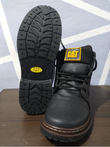 Bota Borcegos Negro Hombre 