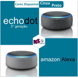 Alexa Echo Dot 3 Geraçao Preta Amazon Cor Preto