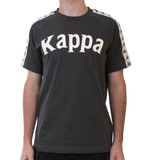 Remera Kappa Hombre Gris