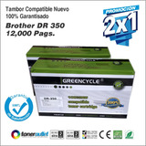Promo 4x1 Tambor Garantizado Nuevo Brother Dr350 Tn350 2x1 