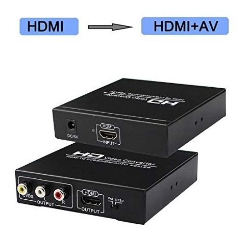 Hdmi A Rca Y Convertidor Hdmi Hdmi A Av 3rca Y Adaptador Hdm