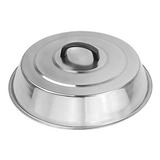 Cubierta Cubre Plato Grill Hamburguesa Queso 10   Acero Inox