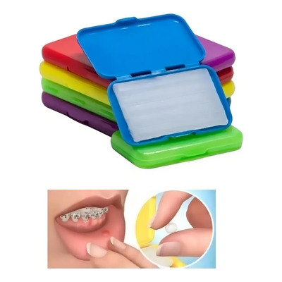Cera Para Brackets 2 Estuches Previene Irritación Ortodoncia | MercadoLibre