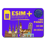 Esim 10 Gb iPhone Viaje A Europa + De 40 Países España Y Más