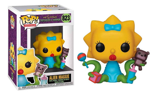 Alien Maggie Funko Pop 823 The Simpsons Treehouse Of Horror