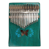 Kalimba Mbira Piano Portátil 17 Teclas Madeira Sólida