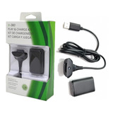 Kit Fonte E Carregador P/ Controle Xbox 360 Cabo Usb