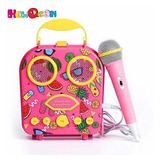 Howq Microfono De Karaoke Bluetooth Pink Niñas