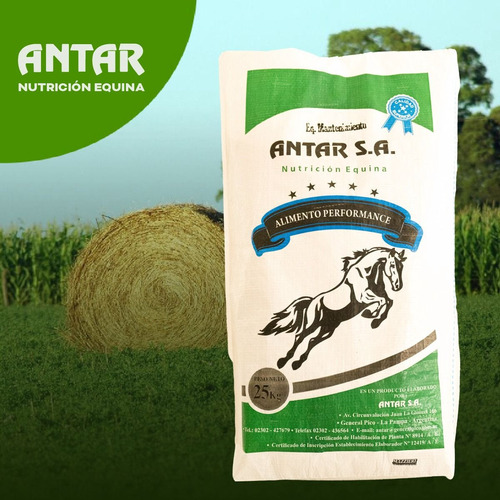 Alimento Balanceado Equino Mantenimiento Antar 25 Kg