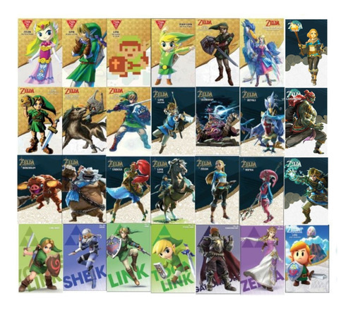 Set 10 Tarjetas Amiibo Tears Of The Kingdom - Cifamarket