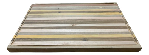 Tabla D Madera  Dura/ 65x30 Cm Para Picadas, Asados O Platos