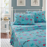 Better Home Style Bonjour Paris Aqua Turquesa Azul Para Niña