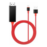 Cable Lightning Hdmi Tv iPad iPod iPhone 5 6 7 8 X Adaptador