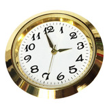 Reloj Redondo De 1-7/16 Pulgadas, Movimiento De Reloj Dorado