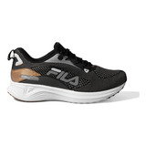 Zapatillas Fila Racer Brave Run Color Negro/dorado - Adulto 40 Ar