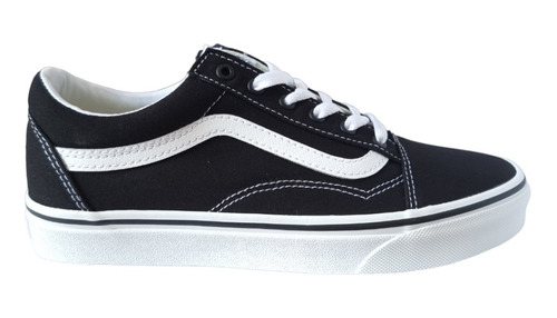 Tenis Vans Negro Old Skool Clásico Vn000zdf1wx Black