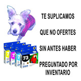 Epson 73 4  T073120, 220, 320, 420 Original No Facturado