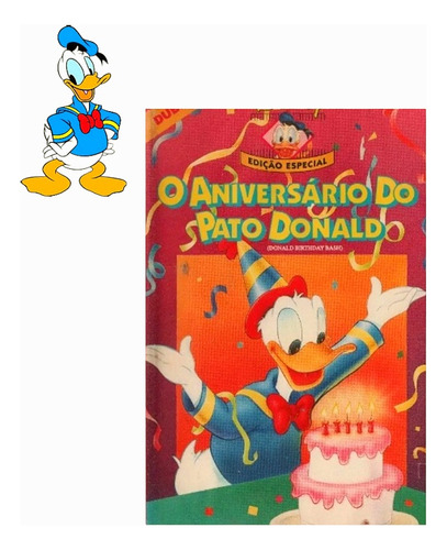 Fita Vhs Disney Especial : O Aniversário Do Pato Donald 1999