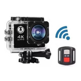 Câmera Filmadora - Action Go Sport Hd Wi-fi C/controle Ofert Cor Prata.preto