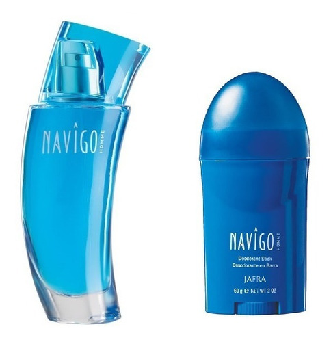 Navigo Azul Jafra + Desodorante En Barra + Envio Gratis