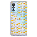 Funda Para Motorola Estrellas Personalizada Con Tu Nombre