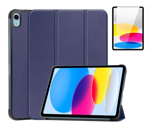 Funda Para iPad 10th 10a Gen 10.9 2022 Smart Case + Mica