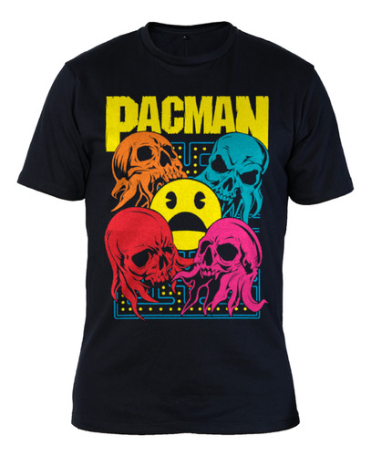 Remera Algodón Premium - 0416 Videojuegos 18 - Pacman